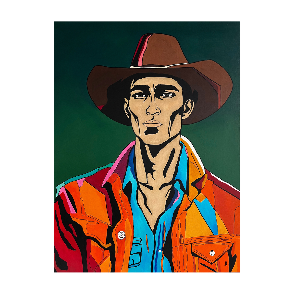 Miles on His Mind – 24x24